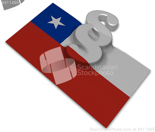 Image of flag of chile and paragraph