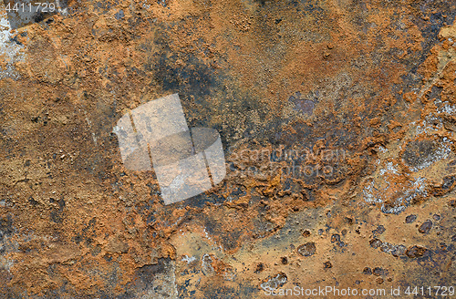 Image of Rusted metal background