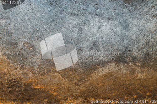 Image of Textured metal surface with traces of corrosion