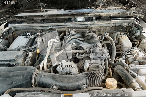 Image of Car Engine Detail