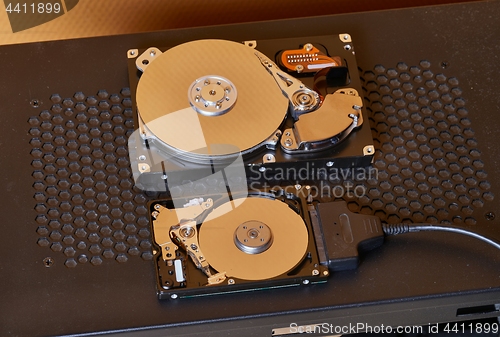 Image of Open Hard Disks