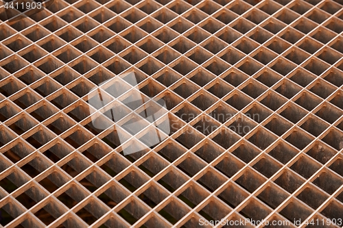 Image of Rusty Metal Grid