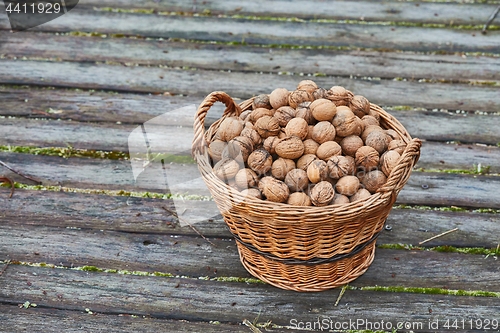 Image of Walnuts in a basket