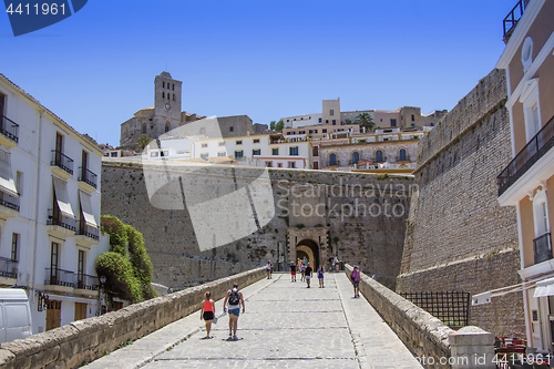 Image of Entry to the Ibiza old town, called Dalt Vila