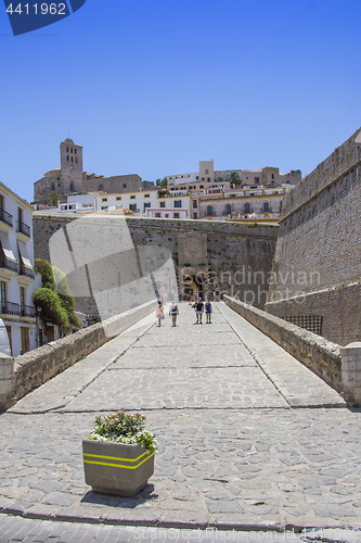 Image of Entry to the Ibiza old town, called Dalt Vila