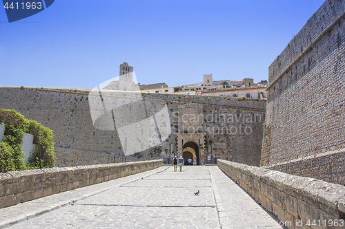 Image of Entry to the Ibiza old town, called Dalt Vila