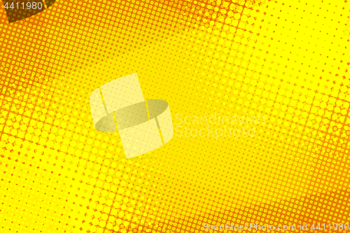 Image of Yellow halftone background