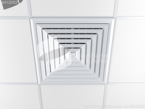 Image of Air vent on a ceiling