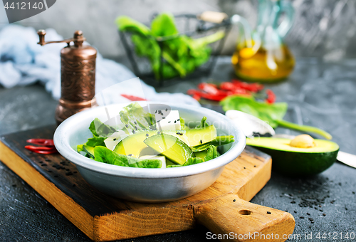 Image of avocado with feta