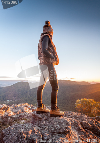 Image of Standing on the cliffs at Mt Victoria