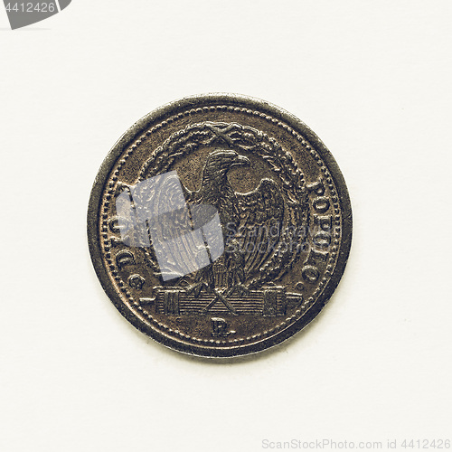 Image of Vintage Old Italian coin 3 baiocchi