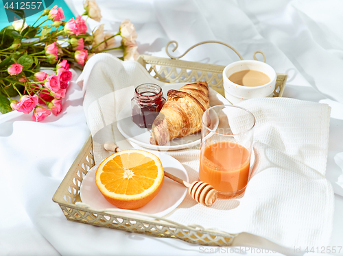 Image of The Love lconcept on table with breakfast