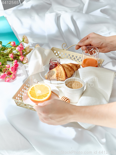 Image of The Love letter concept on table with envelope