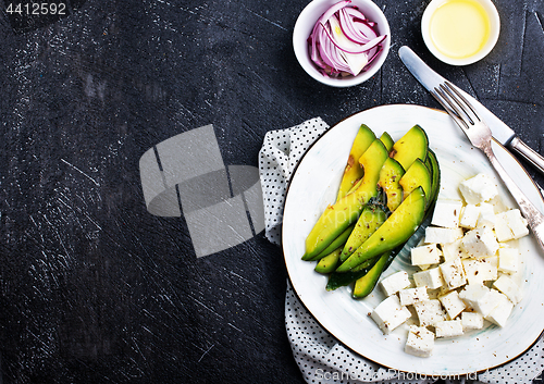 Image of avocado with feta