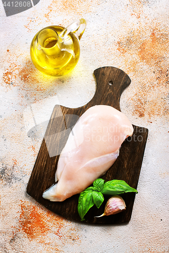 Image of raw chicken fillet