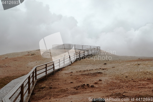 Image of Geothermal Activity in Iceland