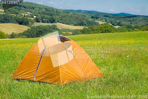 Image of Tents on grass