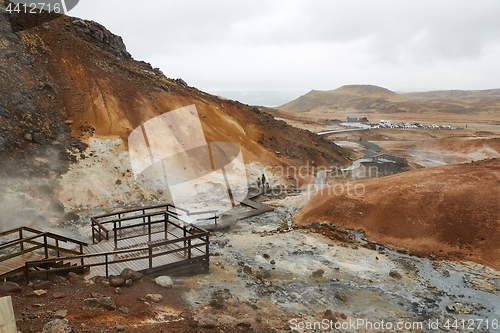 Image of Geothermal Activity in Iceland