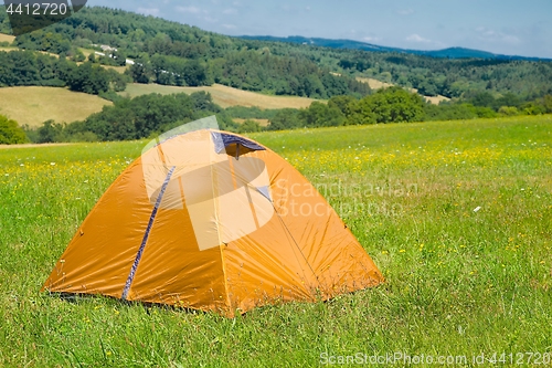 Image of Tents on grass