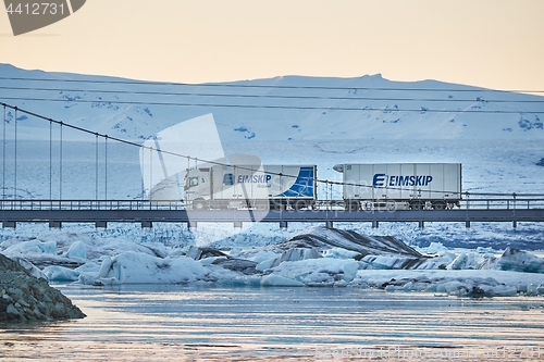 Image of Icelandic cargo truck