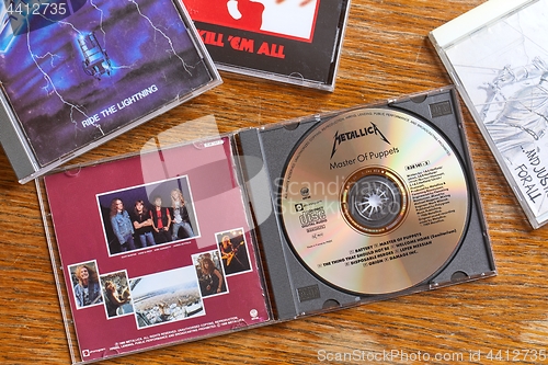 Image of Metallica Master Of Puppets and other CDs