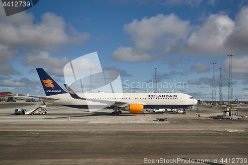Image of Airliner of Icelandair