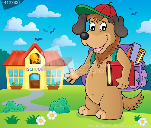 Image of School dog theme image 2