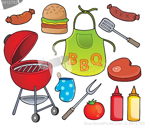 Image of Barbeque theme set 1