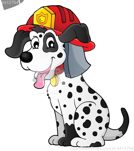 Image of Firefighter dog theme 1
