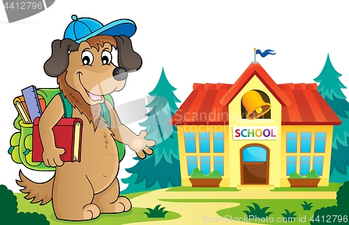 Image of School dog theme image 5