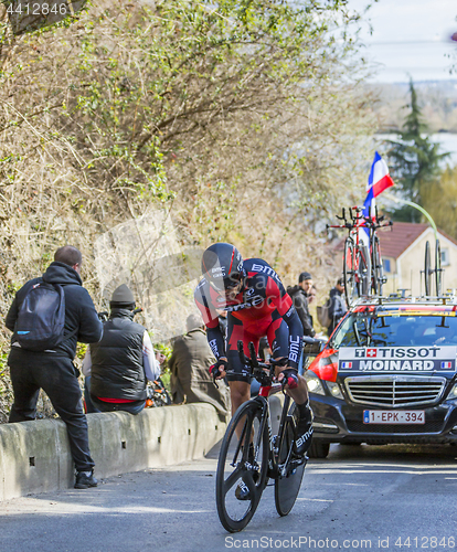 Image of The Cyclist Amael Moinard - Paris-Nice 2016