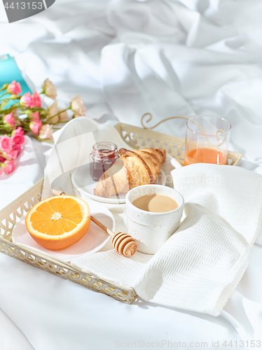 Image of The Love lconcept on table with breakfast