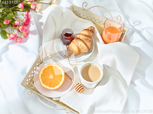 Image of The Love lconcept on table with breakfast
