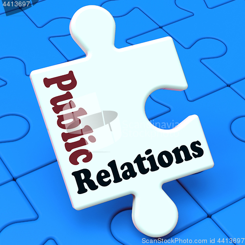 Image of Public Relations Means News Media Communication