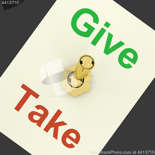 Image of Give Take Switch Showing That Giving Is More Important