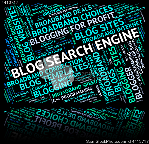 Image of Blog Search Engine Means Gathering Data And Analyse