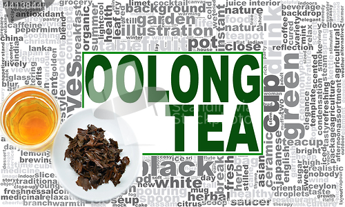 Image of Oolong tea word cloud