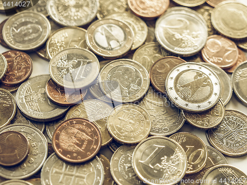 Image of Vintage Euro coin