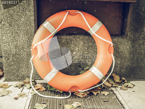 Image of Vintage looking Lifebuoy