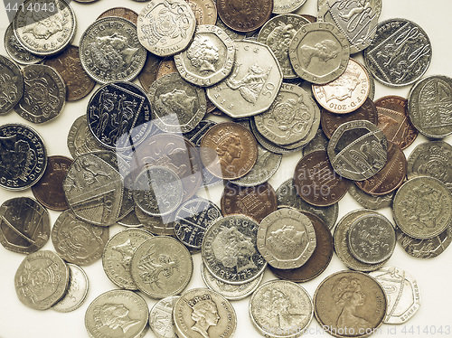 Image of Vintage Pound coins