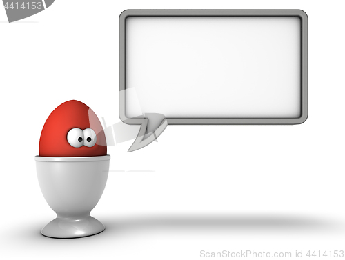 Image of easter speech bubble