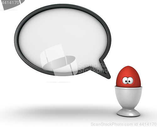 Image of easter speech bubble