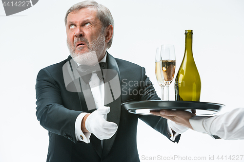 Image of Man complaining for the bad drink