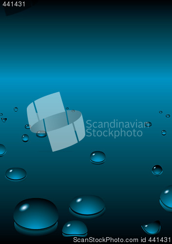 Image of bubble background blue