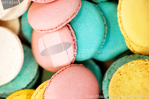Image of close up of macarons