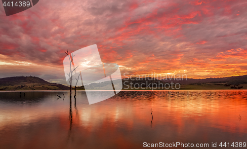 Image of Sunset lake side