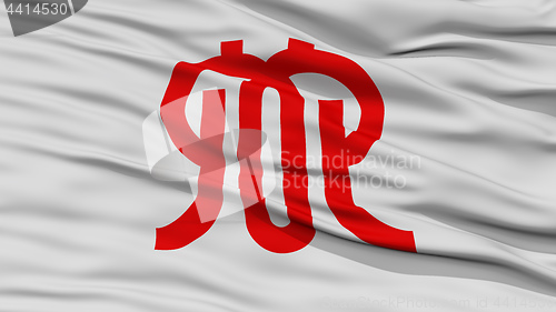 Image of Closeup Kanagawa Japan Prefecture Flag
