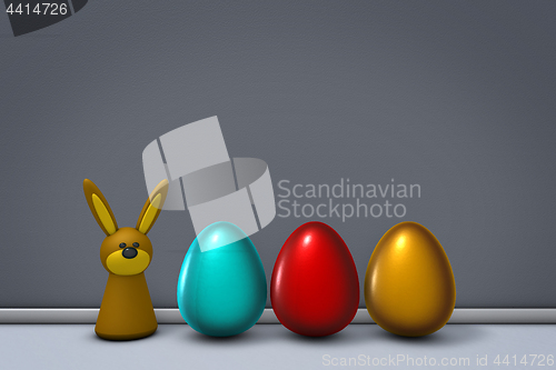 Image of easter eggs