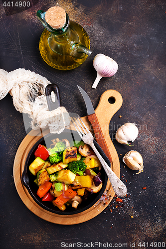 Image of fried vegetables