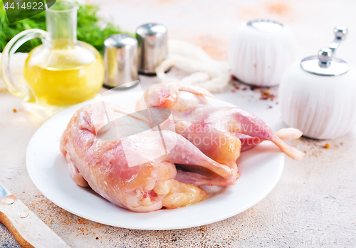 Image of raw quail 